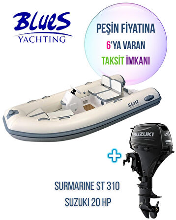 SURMARINE ST 310 + SUZUKI 20 HP MOTOR