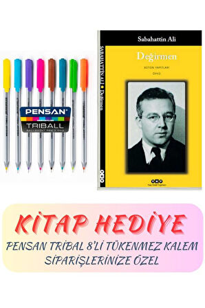 Pensan Tribal 8li Tükenmez Kalem (Değirmen Kitap Hediyeli)