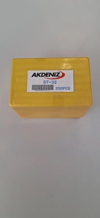 Akdeniz St 32 Çelik T Çivi 2000 Adet (Profil,saç,beton Uygulamalrı Için)