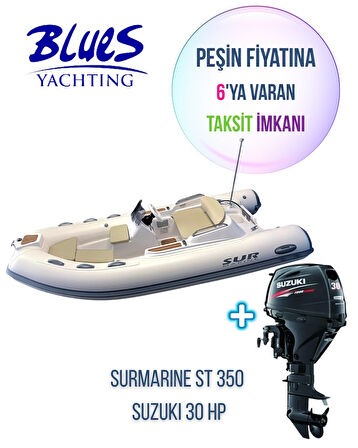 SURMARINE ST 350 PRESTIGE + SUZUKI 30 HP MOTOR