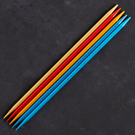 Addi Colibri 6mm 23cm Renkli Çorap Şişi - 204-7