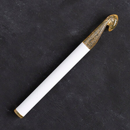 Addi Champagner 12mm 15cm Plastik Simli Yün Tığ -