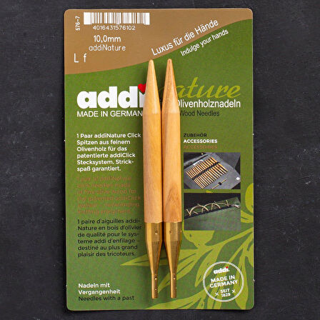 Addi Nature Olive Wood Click 10mm 13cm Misinalı Şi