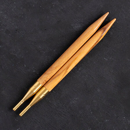 Addi Nature Olive Wood Click 8mm 13cm Misinalı Şiş