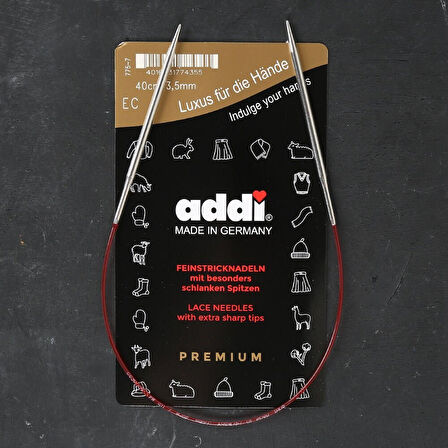 Addi 3.5mm 40cm Misinalı Dantel Şişi - 775-7