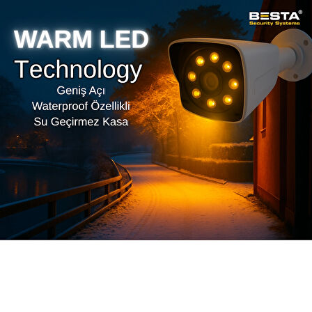 ARNA 4 WARM LED KAMERALI 500GB HDD DAHİL GÜVENLİK SETİ - ST50024W