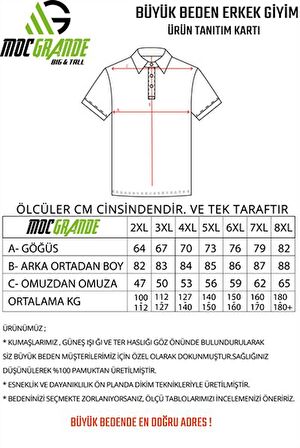 Starbattal Erkek Büyük Beden Polo Tişört New York Dnm 22402-438