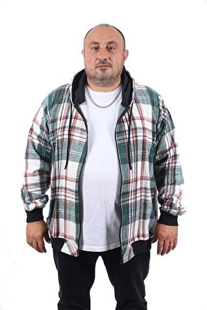 Starbattal Büyük Beden Oduncu Sweat Fermuarlı Cep 22201-1814