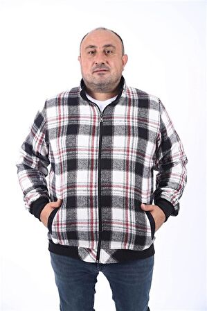 Starbattal Büyük Beden Dik Yaka Sweat Oduncu 22219-2243