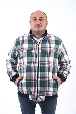 Starbattal Büyük Beden Dik Yaka Sweat Oduncu 22219-2229