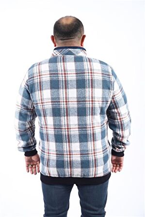 Starbattal Büyük Beden Dik Yaka Sweat Oduncu 22219-2222