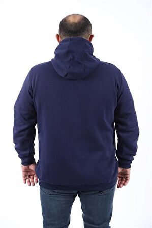 Starbattal Büyük Beden Erkek Basic Sweat Kapüşonlu 11700-73
