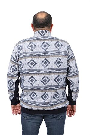 Starbattal Sweatshirt Oduncu Polo Yaka Fermuarlı 22220-2197