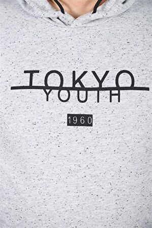 Starbattal Büyük Beden Erkek Sweat  Kapüsonlu Tokyo 22702-1318