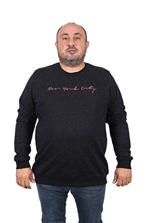 Starbattal Büyük Beden Sweat New York Cıty 22704-2079