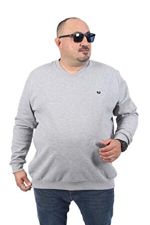 Starbattal Büyük Beden V Yaka Double Face Basic 22720-1925