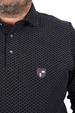 Starbattal Büyük Beden Polo Yaka Sweat İmpact MC 22717-6458