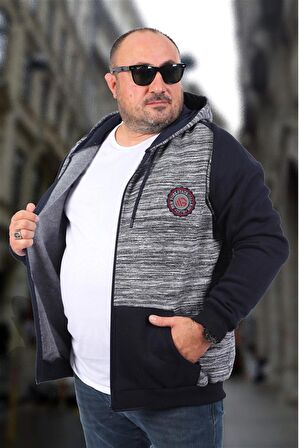 Starbattal Büyük Beden Unisex New York Collage Sweat 22727-6437