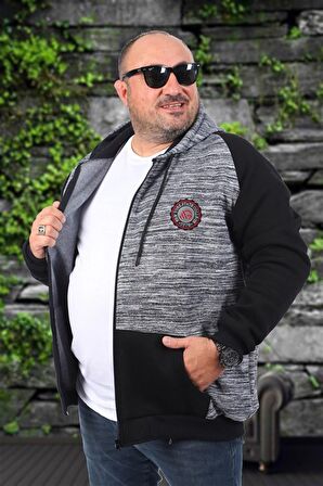 Starbattal Büyük Beden Unisex New York Collage Sweat 22727-6423