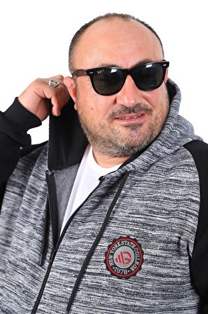 Starbattal Büyük Beden Unisex New York Collage Sweat 22727-6423