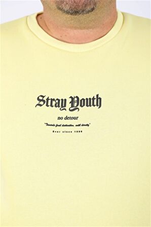 Starbattal Erkek Sweat Stray South 22730 SARI
