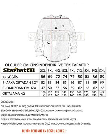 Starbattal Büyük Beden Erkek Cepli Black Square Gömlek 23362 SIYAH