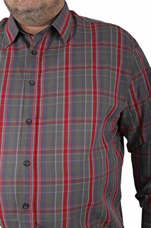 Starbattal Büyük Beden Erkek Gömlek Estacional 23373 HAKI