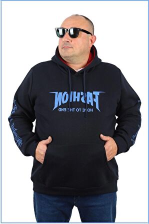 Starbattal Büyük Beden 3ip Sweat Fashion 22747 LACIVERT