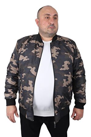 Starbattal Büyük Beden Camouflage Pilot Mont 22822 HAKI