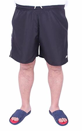 Starbattal Büyük Beden Klasik Deniz Şortu 23677 SIYAH