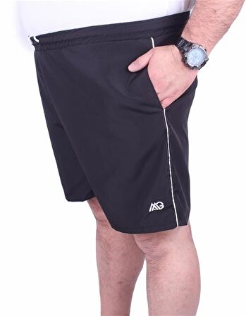 Starbattal Büyük Beden Klasik Deniz Şortu 23677 SIYAH