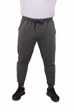 Starbattal Büyük Beden Basic Eşofman Altı Full Lycra 11516 ANTRASİT MELANJ