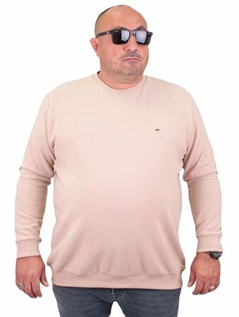 Starbattal Büyük Beden Selanik Classic Sweat 23200 BEJ