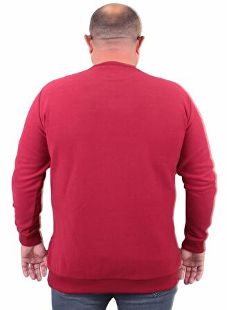 Starbattal Büyük Beden Selanik Classic Sweat 23200 BORDO