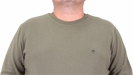 Starbattal Büyük Beden Selanik Classic Sweat 23200 HAKI