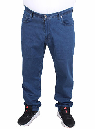 Starbattal Büyük Beden Kot Pantolon Power Lycra Comero 11914 MAVI