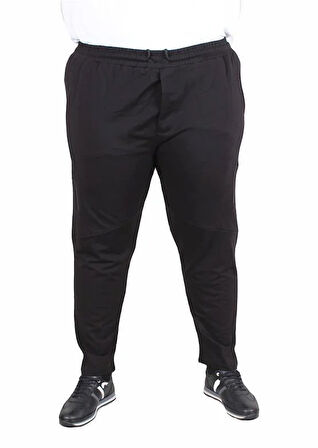 Starbattal Büyük Beden Classic Eşofman Altı Çapraz Fermuarlı 25500 SIYAH