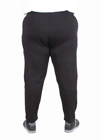 Starbattal Büyük Beden Classic Eşofman Altı Çapraz Fermuarlı 25500 SIYAH