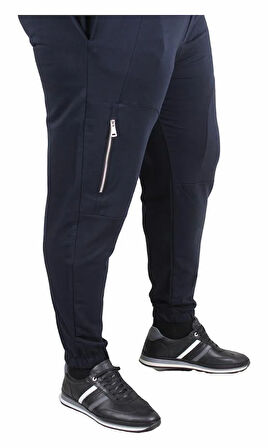 Starbattal Büyük Beden Classic Eşofman Altı Dik Fermuarlı 25501 LACIVERT