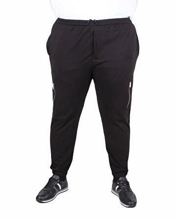 Starbattal Büyük Beden Classic Eşofman Altı Dik Fermuarlı 25501 SIYAH