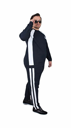 Starbattal Büyük Beden Eşofman Takım Piezas TK25602 LACIVERT