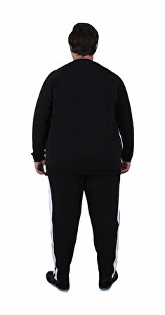 Starbattal Büyük Beden Eşofman Takım Piezas TK25602 SIYAH