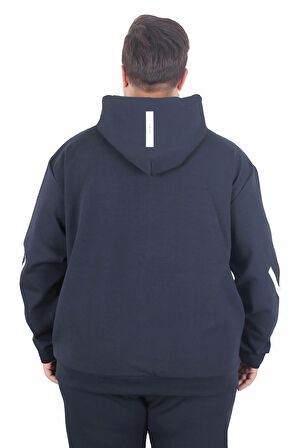 Starbattal Büyük Beden Double Face Eşofman Takım M.G TK25611 LACIVERT