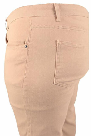 Starbattal Büyük Beden Klasik 5 Cep Gabardin Pantolon 11915 BEJ