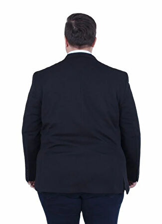Starbattal Erkek Büyük Beden 4 Drop Blazer Zaha Ceket 500603 SIYAH