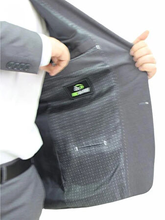 Starbattal Erkek Büyük Beden 6 Drop Takım Elbise PARIS 071010 FUME