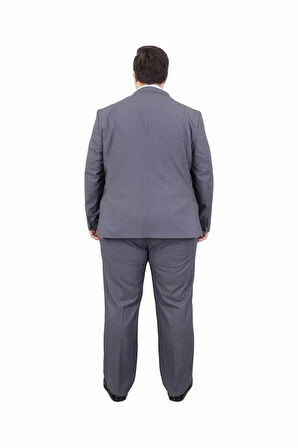 Starbattal Erkek Büyük Beden 6 Drop Takım Elbise PARIS 071010 FUME
