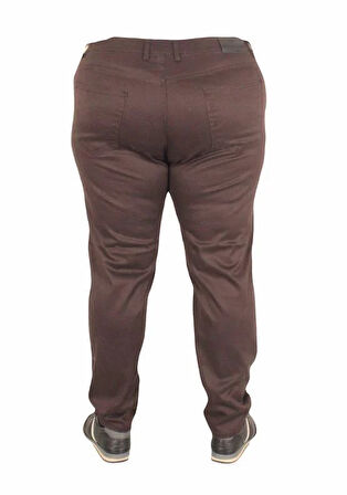 Starbattal Büyük Beden Klasik 5 Cep Pantolon Montana 11917 KAHVERENGİ