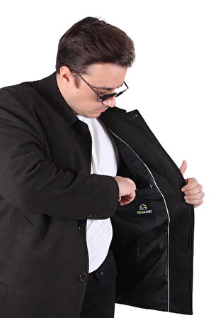 Starbattal Erkek Büyük Beden Kaşmir Kaban 103008 KAHVERENGİ