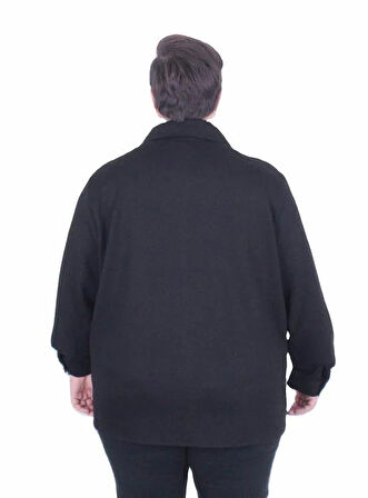 Starbattal Erkek Büyük Beden Uzun Kollu Gömlek 25727 SIYAH